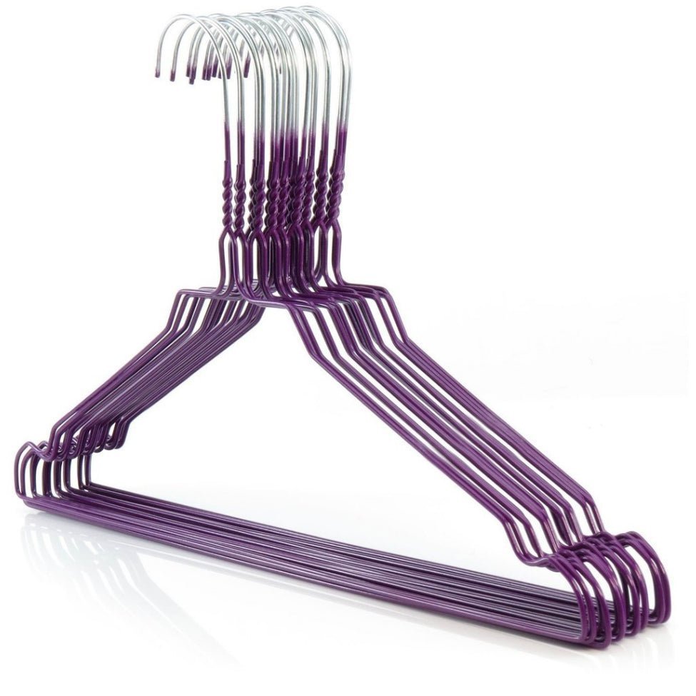 [1316RG-Purple-450] Rainbow Shirt Hanger 16" - Purple